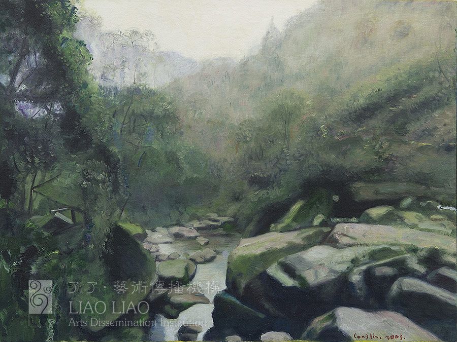 1  《绿水青山》  系列56×42cm