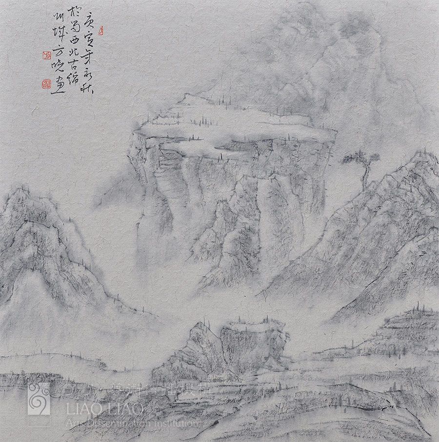 小品3  《风景》   39×39cm