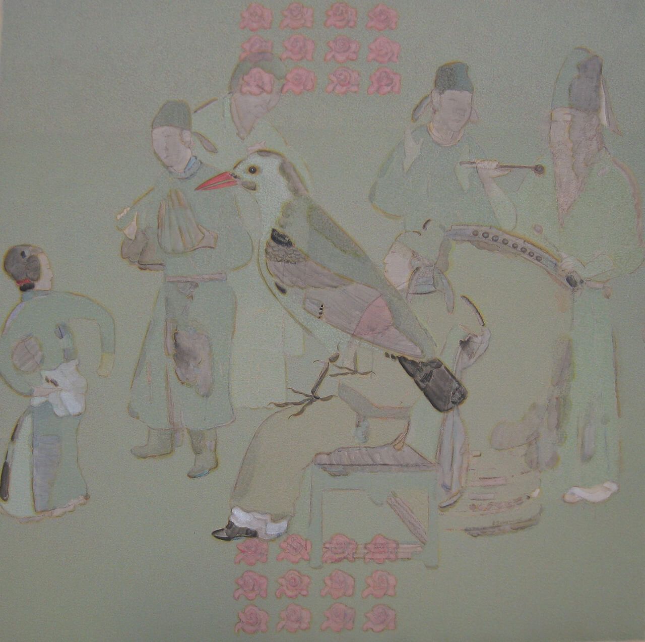 8《透.众生向》160×160cm布面油画2007年