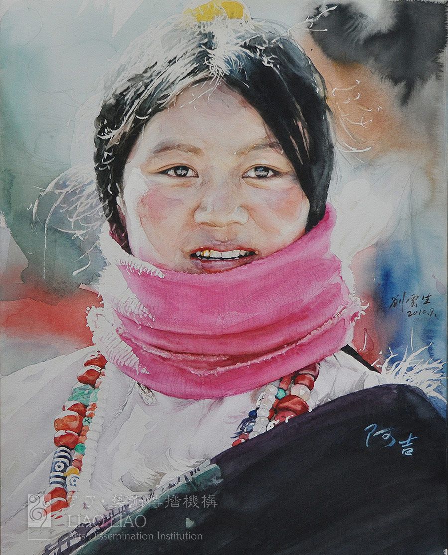 39  《阿吉》  54×69cm