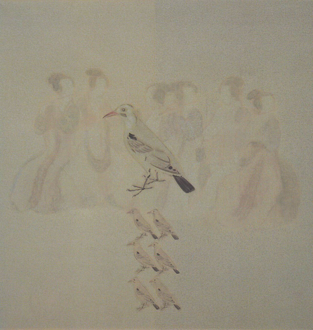 4《透》80×80cm布面油画2007年