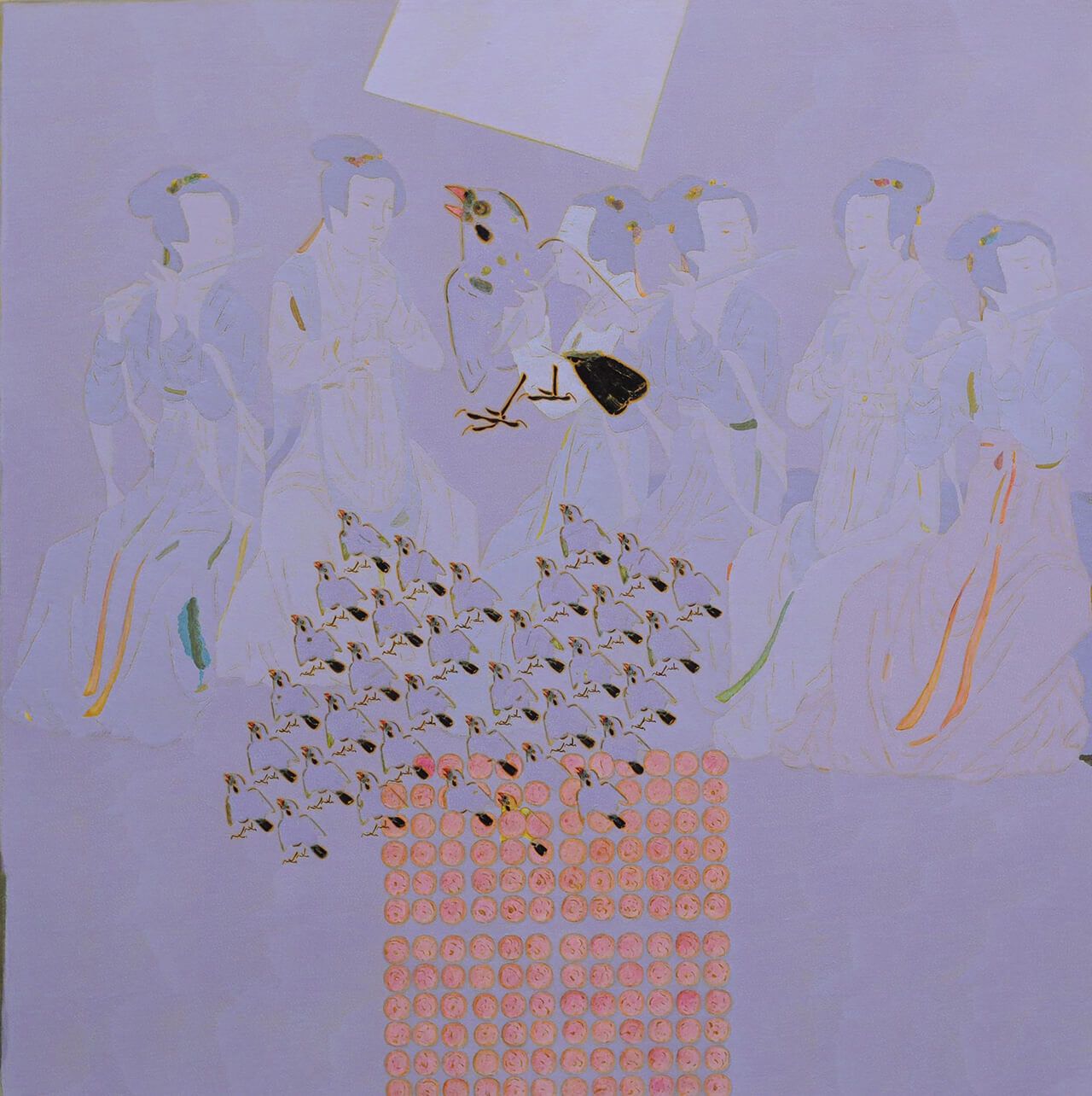 9《透-前 后 左 右》160×160cm布面油画2011年