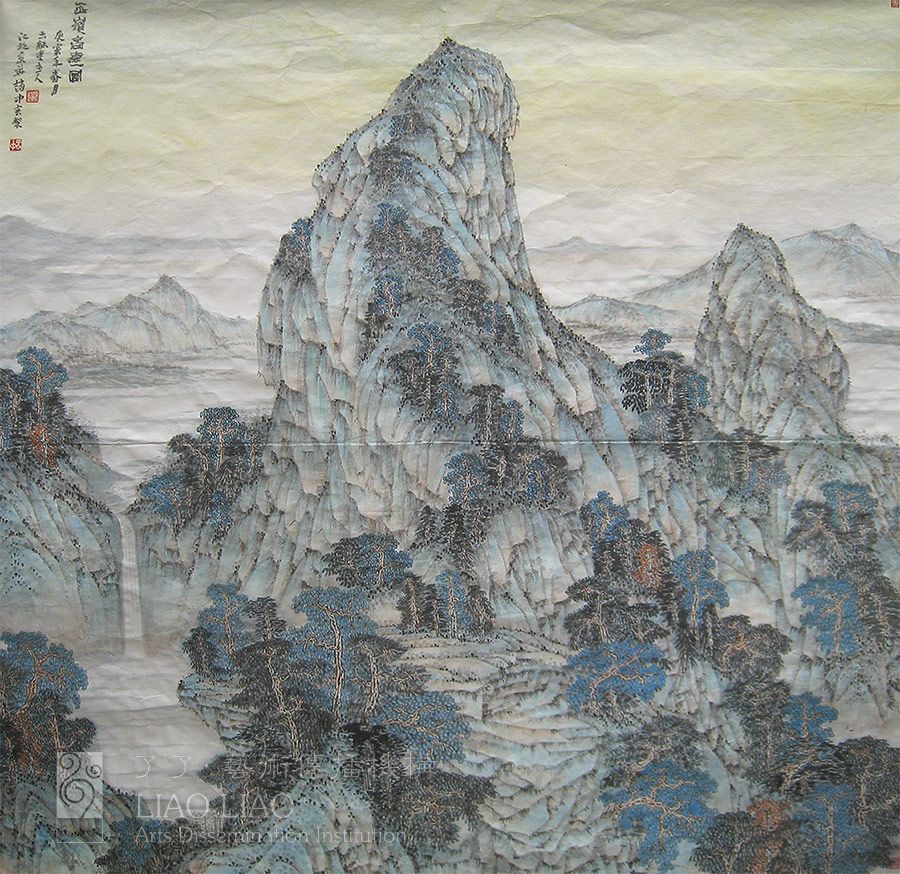  D4  《金嶺图》  111×111cm