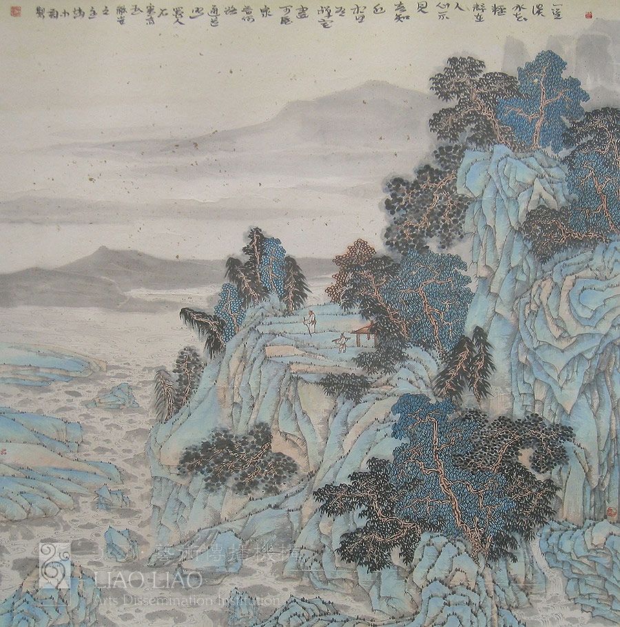 六尺斗2  《一望淡水图》  92×92cm