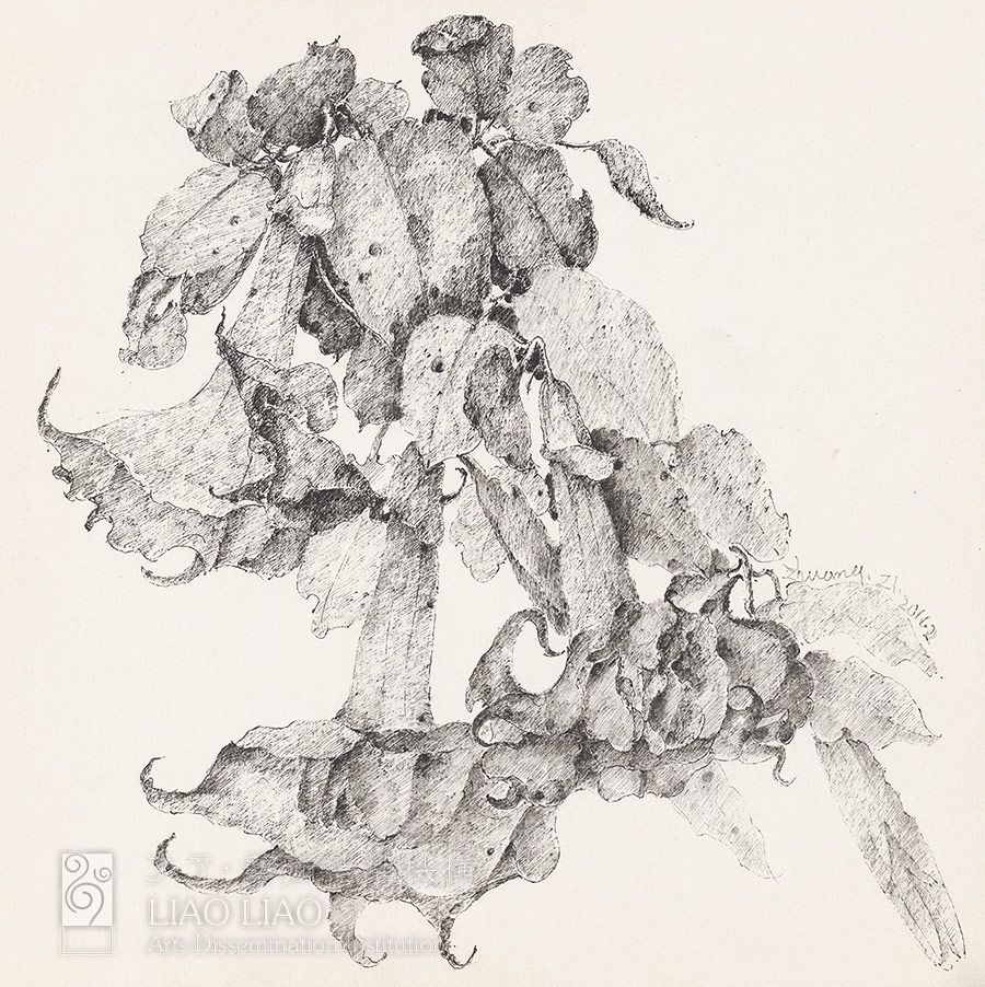 20  《花间集·曼陀罗之二》  18×18cm