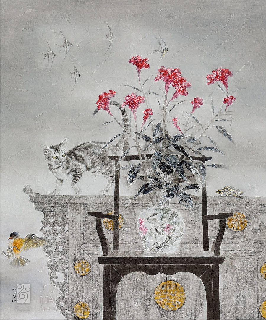 44  《花祭》  125×150cm