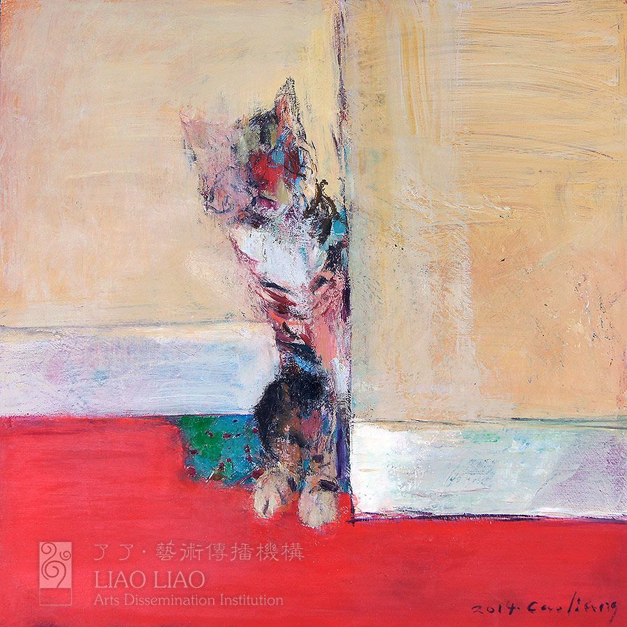 M-22  《材质的研究-猫体时期》  70×70cm