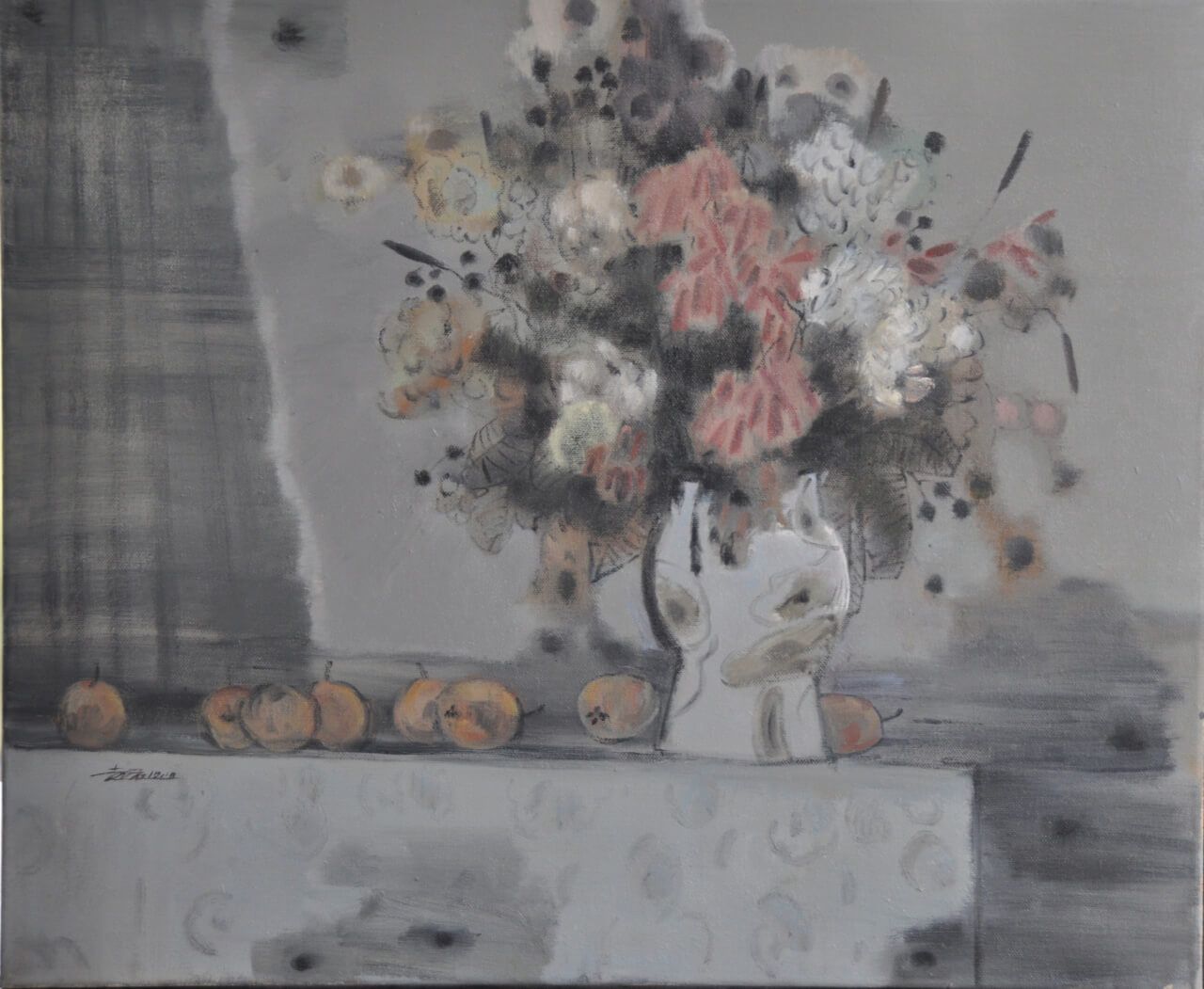 2《花卉十一》60×50cm布面油画2010年