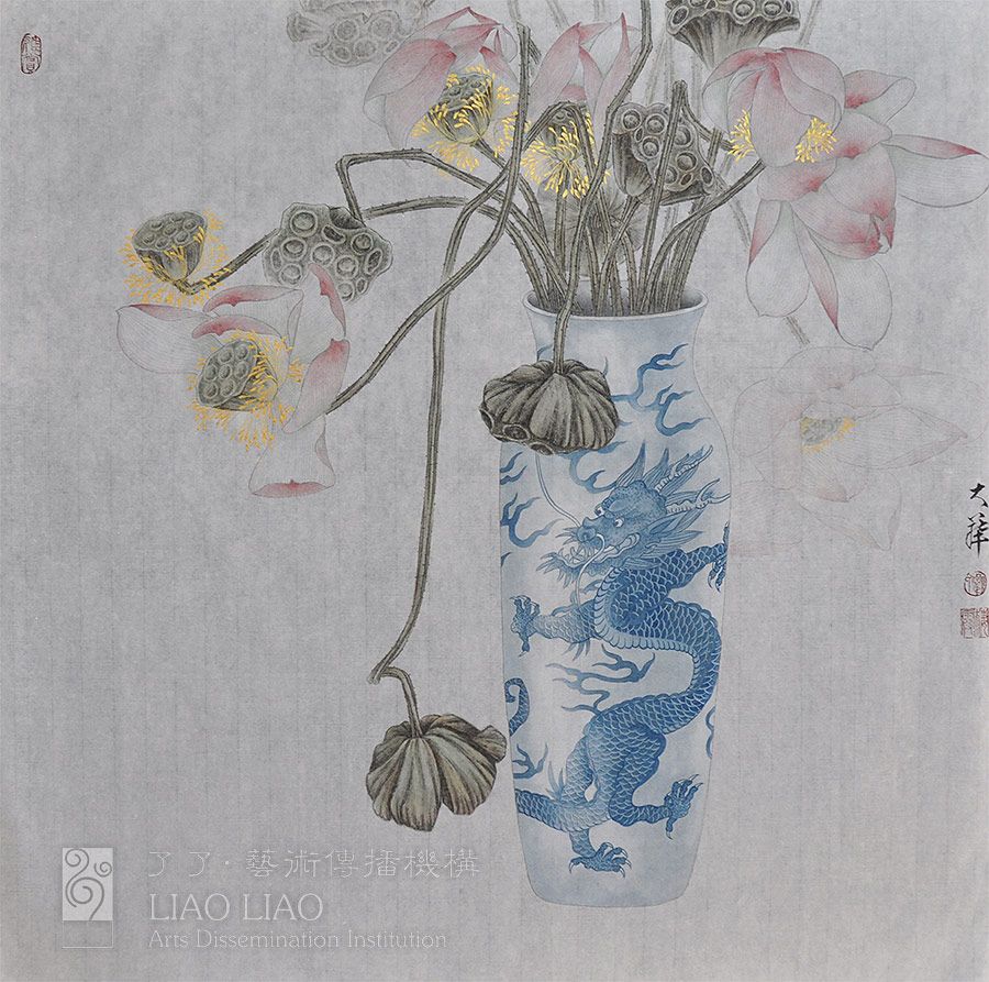 挂历2012年7  《龙瓶》  65×65cm