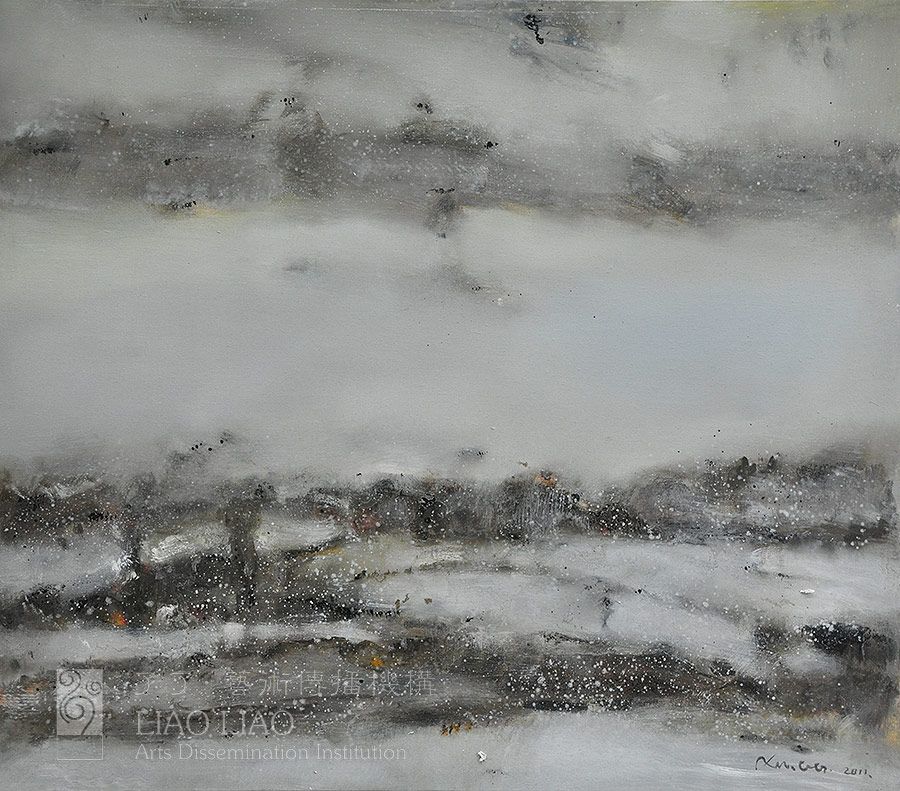 13  《雪》  70×80cm