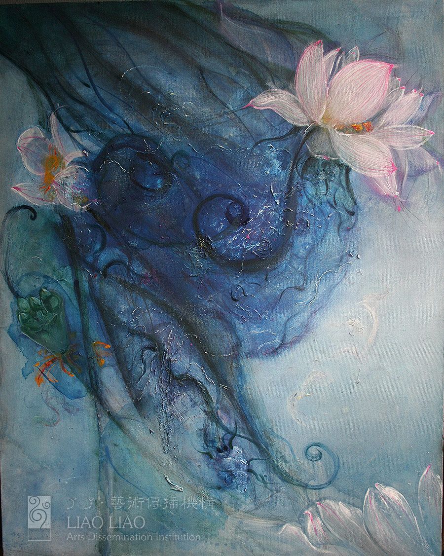 三花02  100×80cm