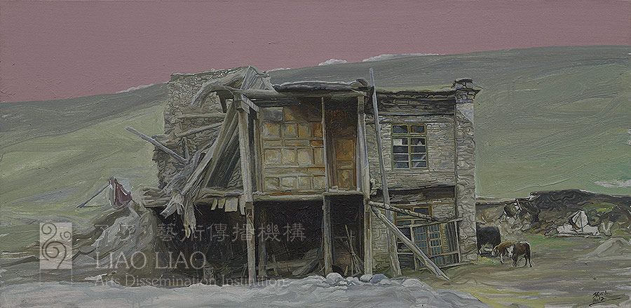 84  《老宅》   120×60cm