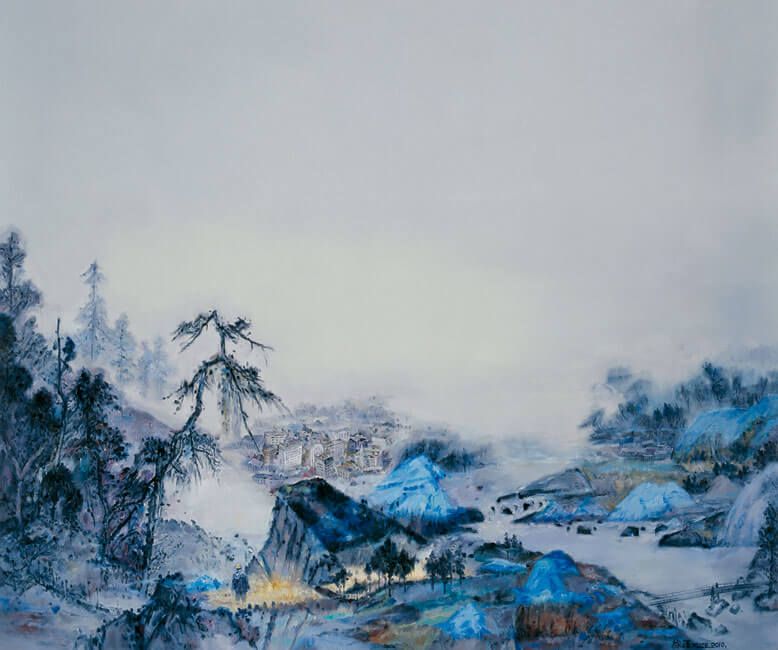 《寂地.19》300×200cm布面油彩2009年