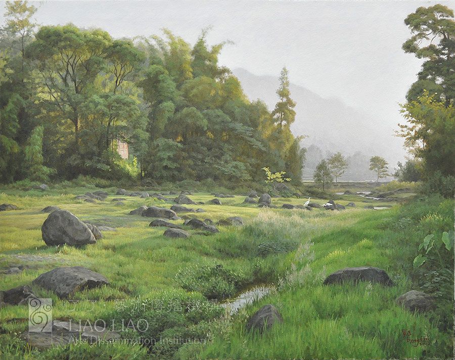 4  《风景》   90×73cm