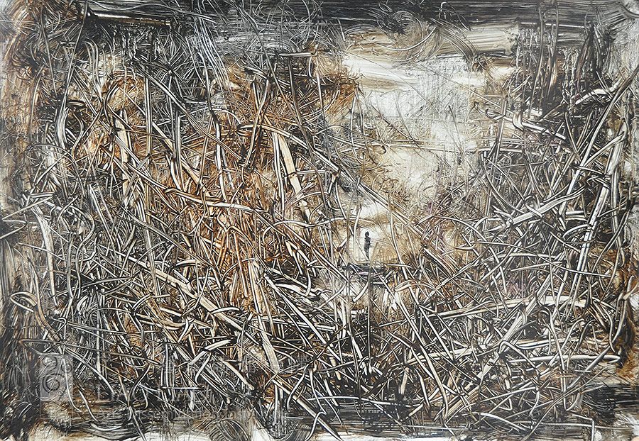 22  《2012.日记》   77×53.5cm