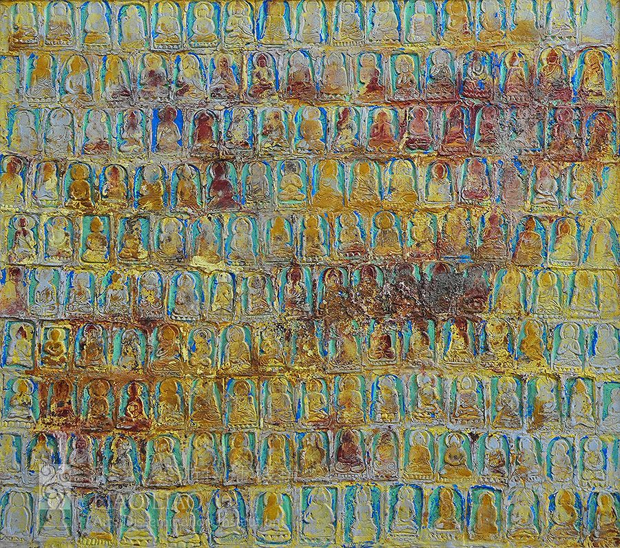 14  《盛世佛光之三》  116×132cm