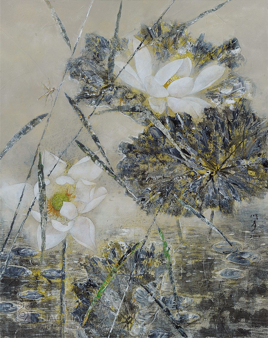 96  《莲》  80×100cm