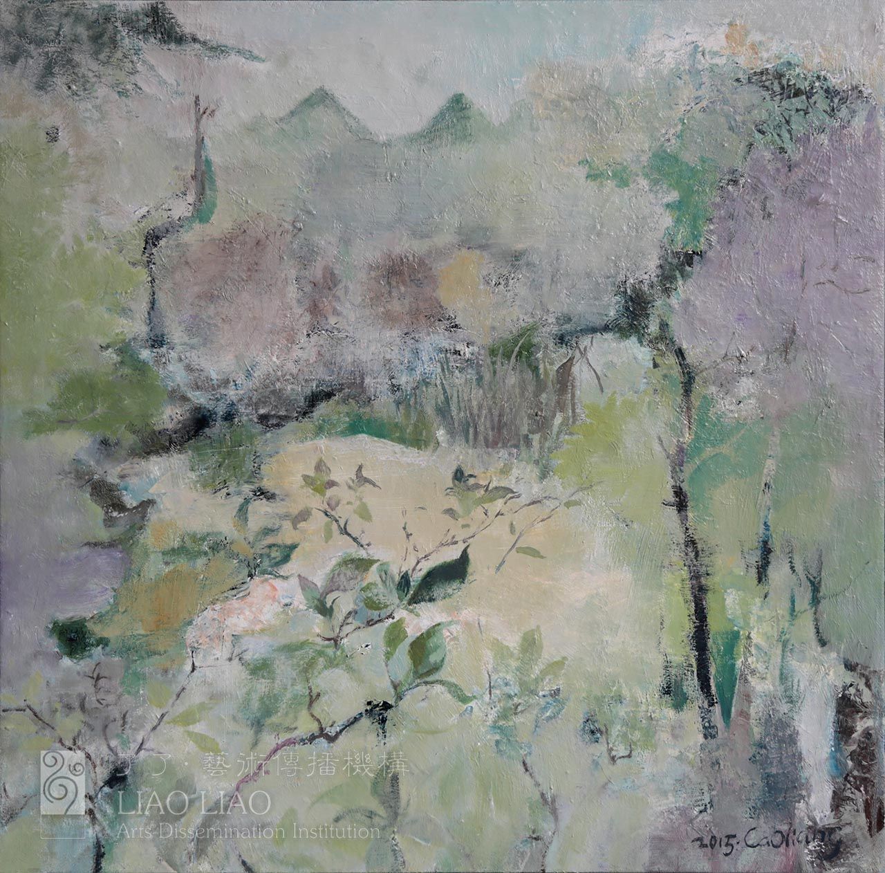 《风景-我的森林》 70x70cm