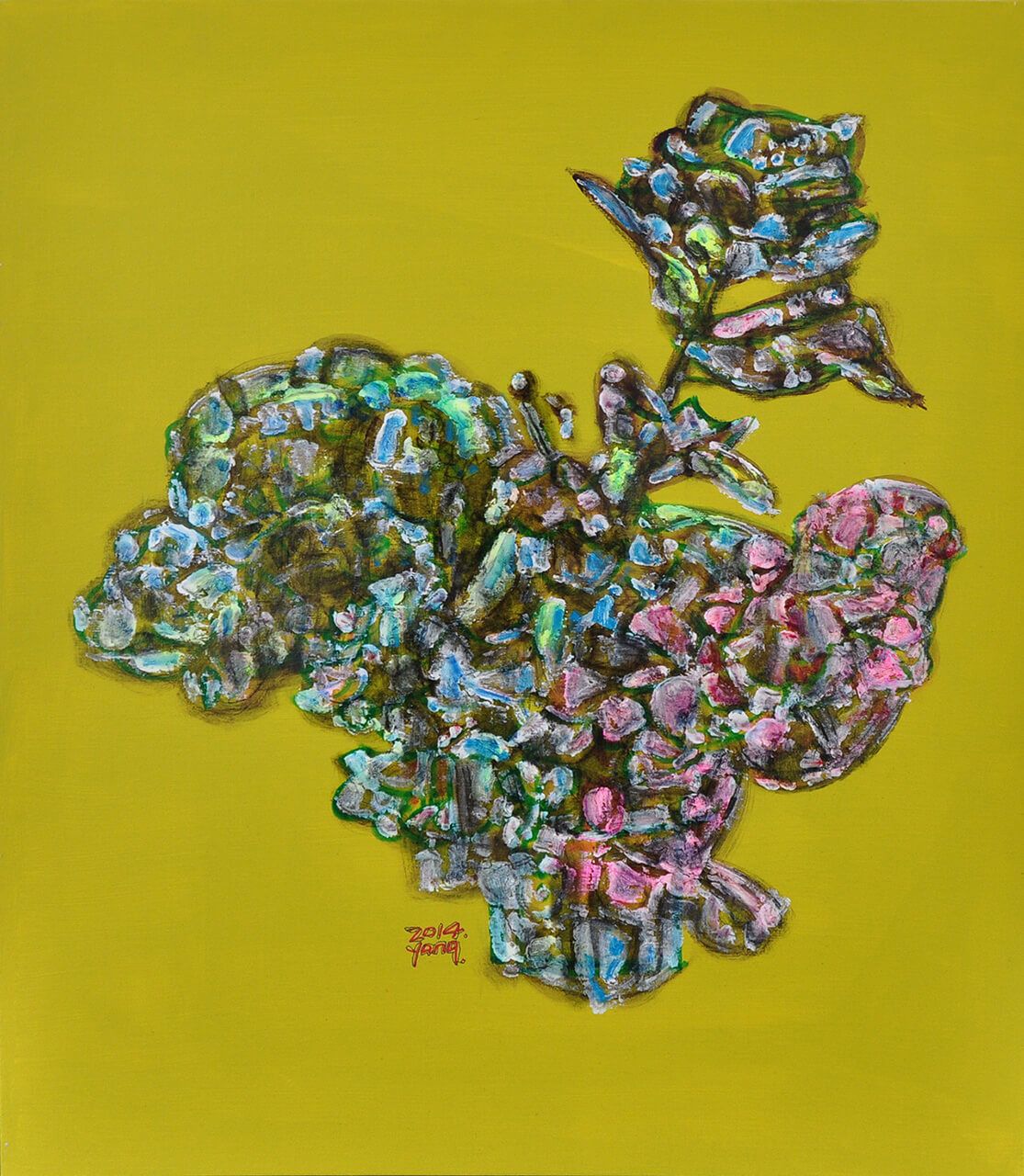 9《2014漫》50×60cm布面油画2014年