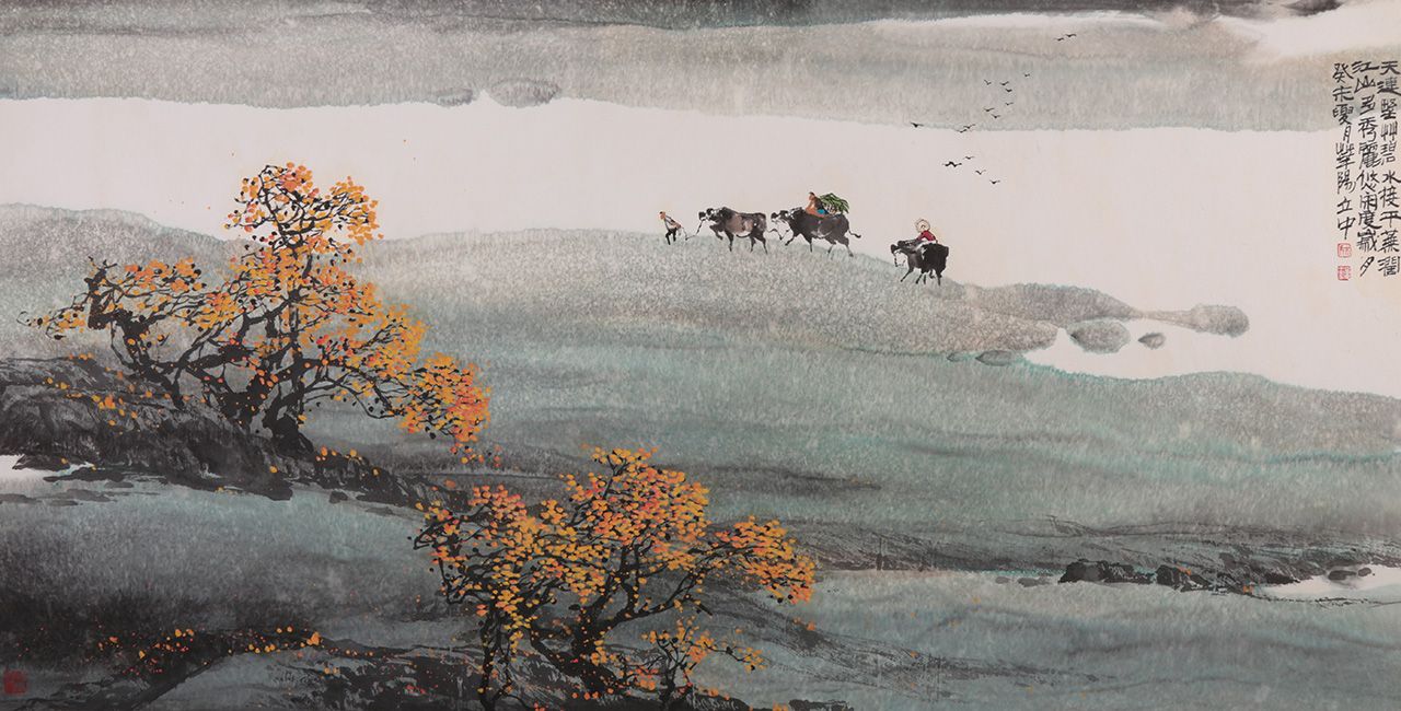 四尺2《风景》139×70cmS1-1