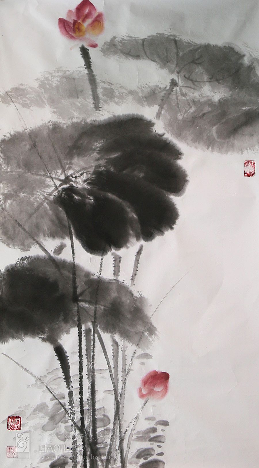 《荷韵》 51x96cm