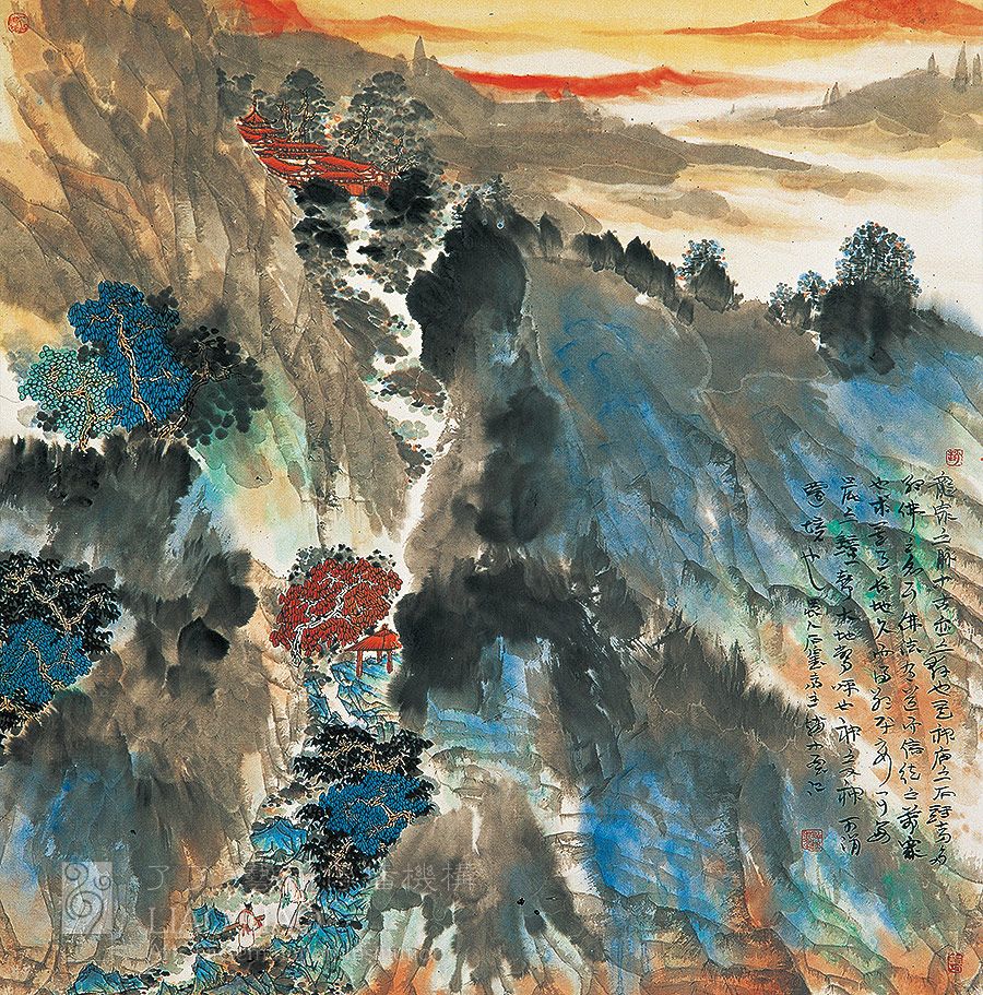 四尺斗1  《龙泉之脉》  69×69cm