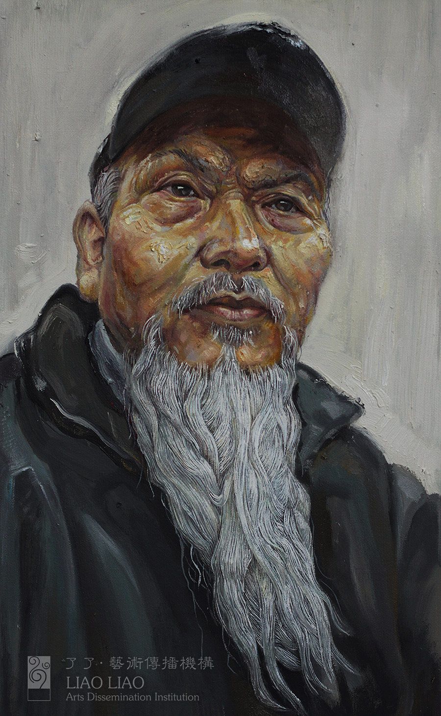 3  《头像》  30×35cm