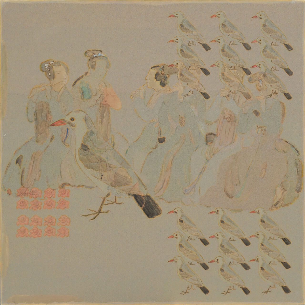 7《透.众生.向》160×160cm布面油画2007年