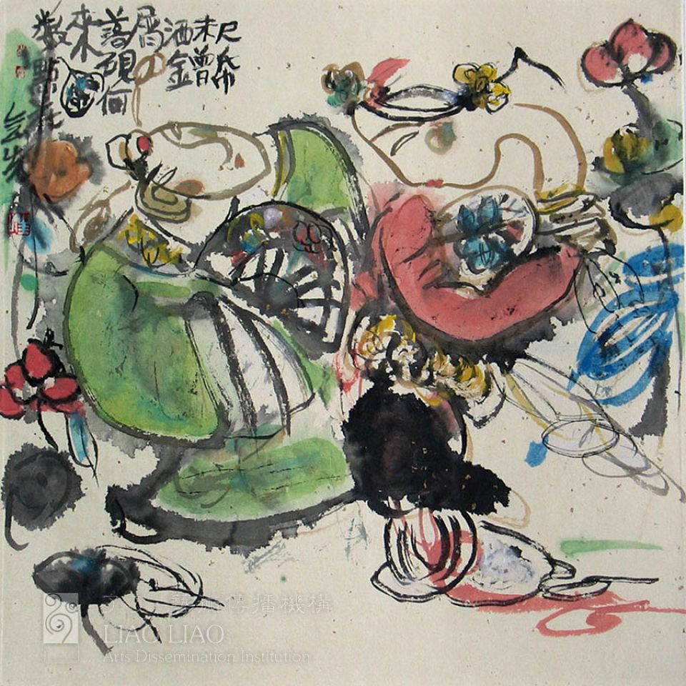 小品2  《尺币未曾洒金屑，落砚何来数点花》