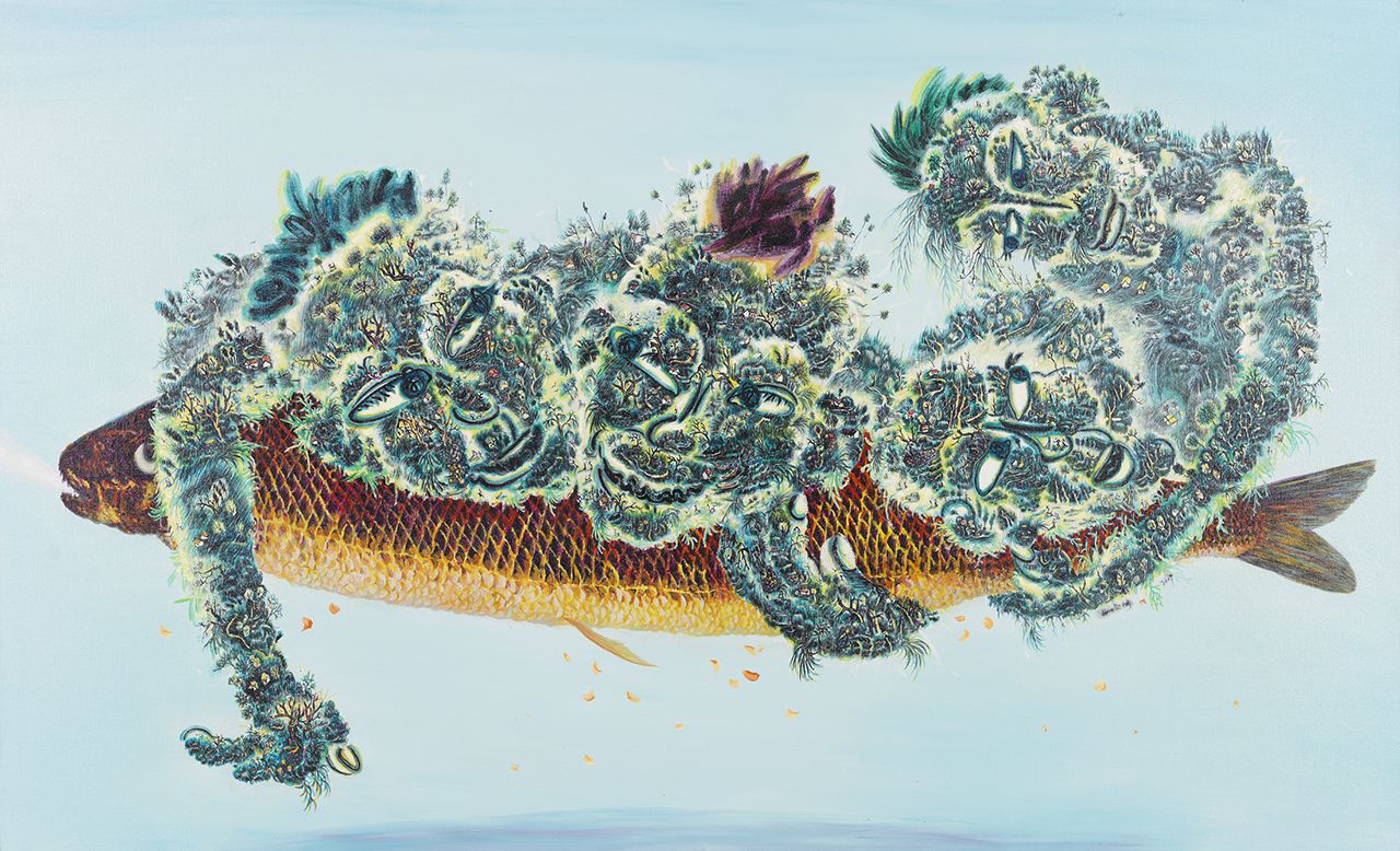 12《童年往事 No.12》90x150cm布面油画2017年H1-32