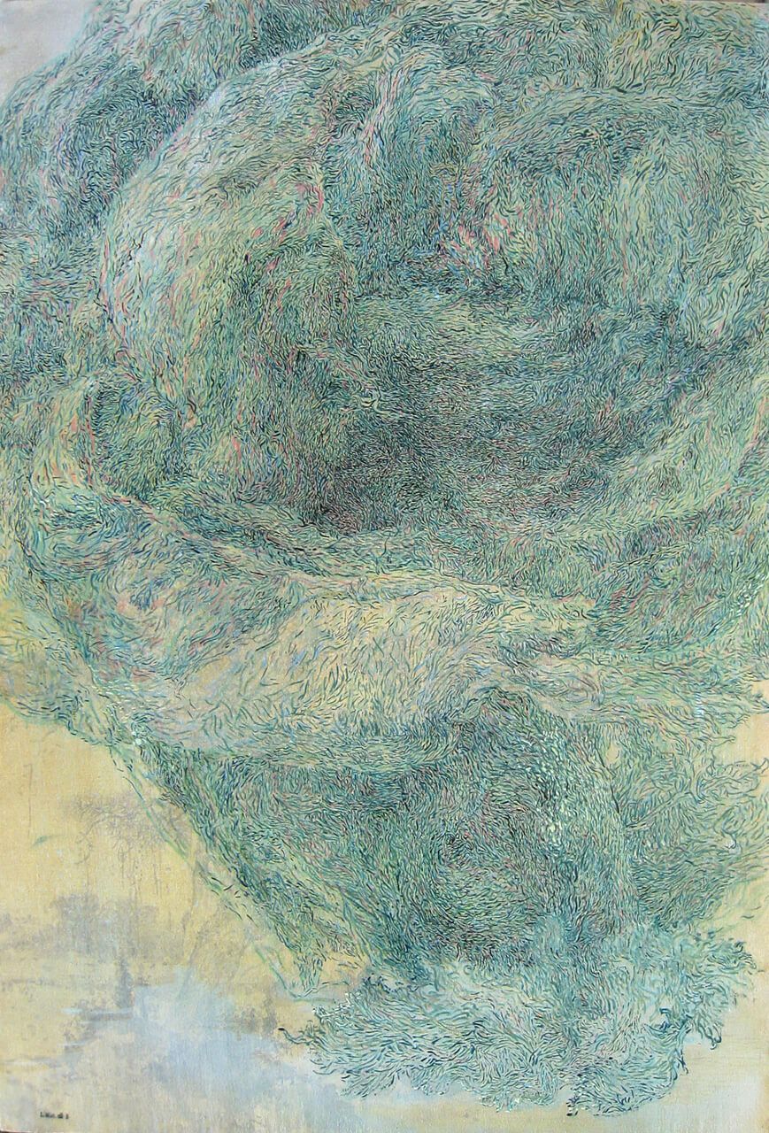 2《图境六》 110×165cm布面油画2008年