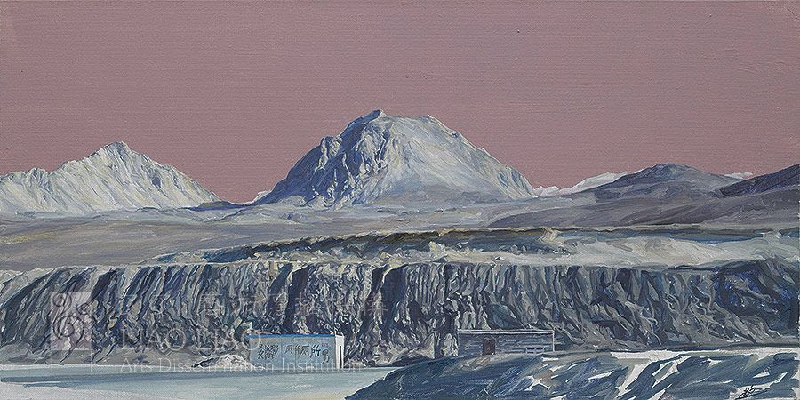 86  《山下风景》   120×60cm