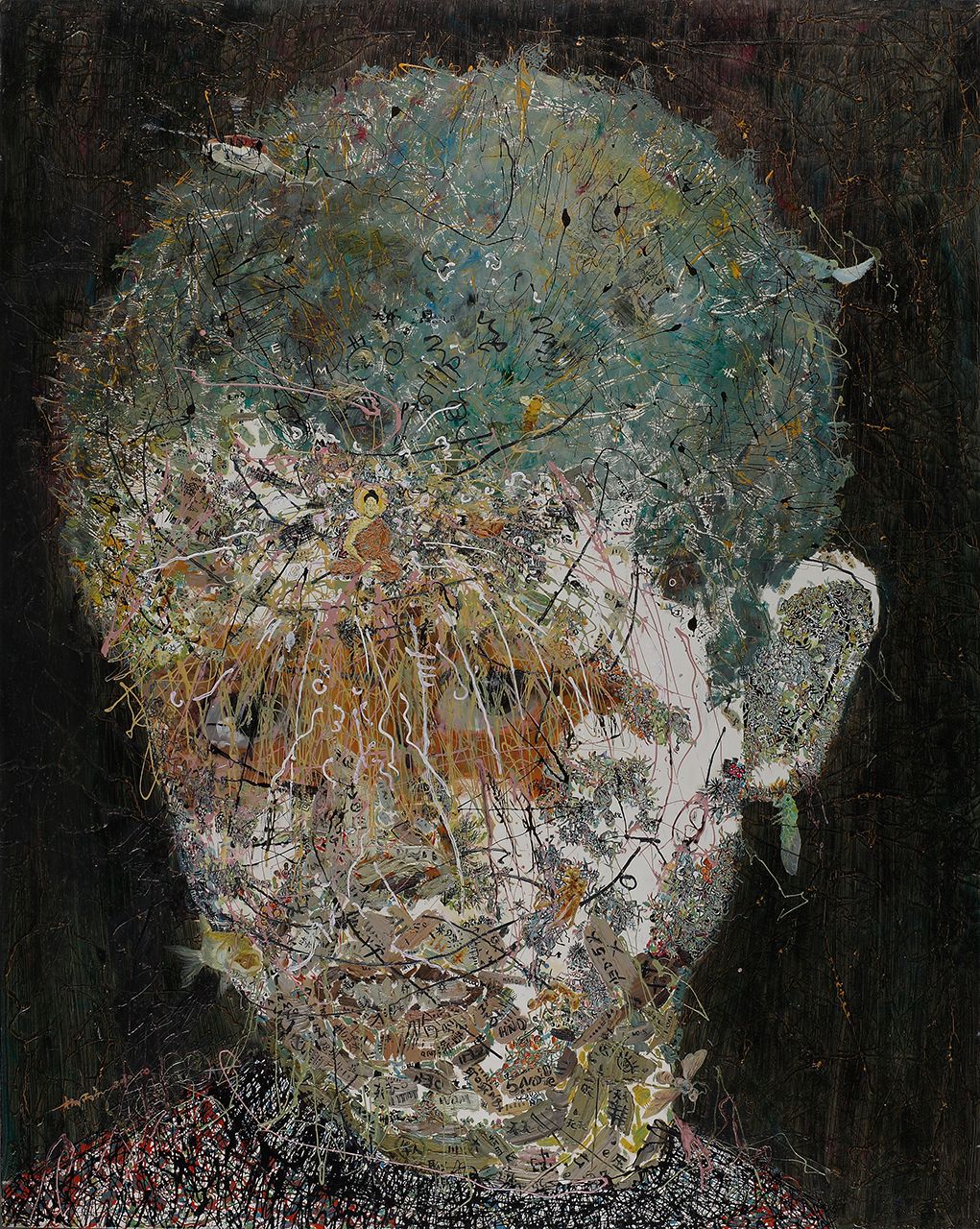 17《聚散童年》160x200cm布面油画2010年