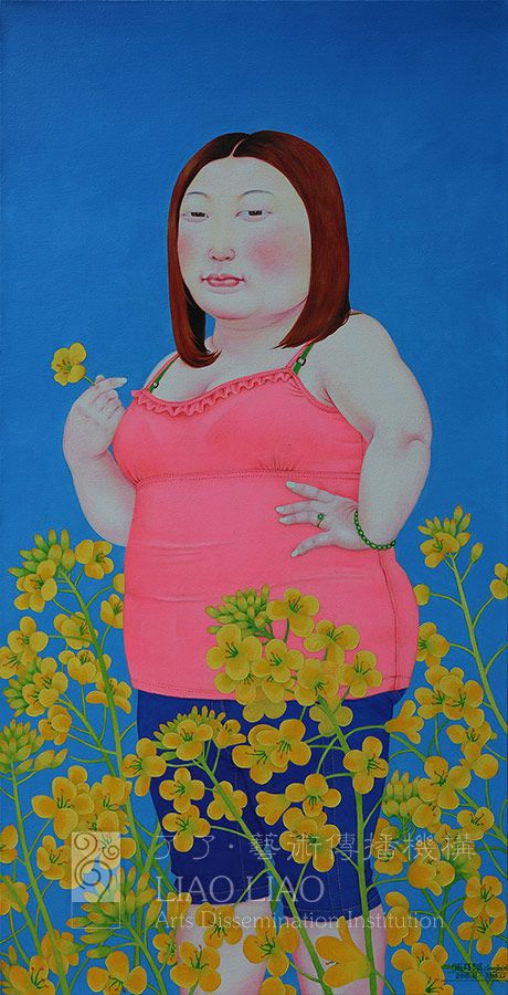 1《黄花黄》70.5×141cm布面油画2016年