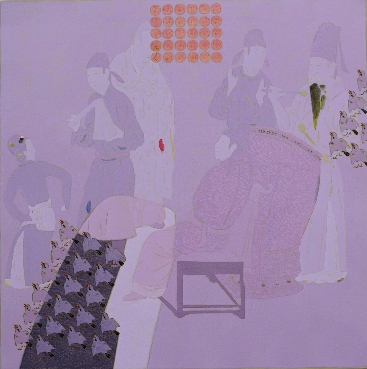 11《透-前 后 左 右》160×160cm布面油画2011年